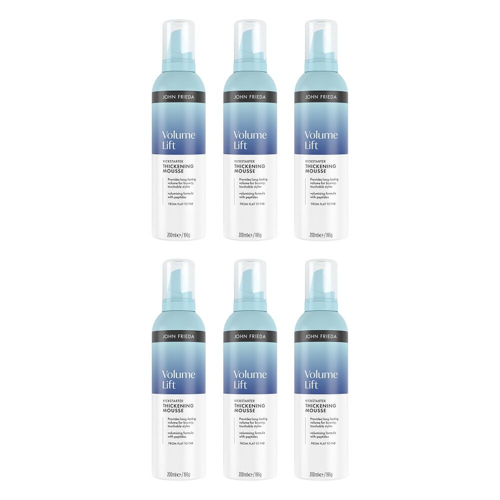 John Frieda Volume Lift Thickening Mousse 200mL Pack of 6