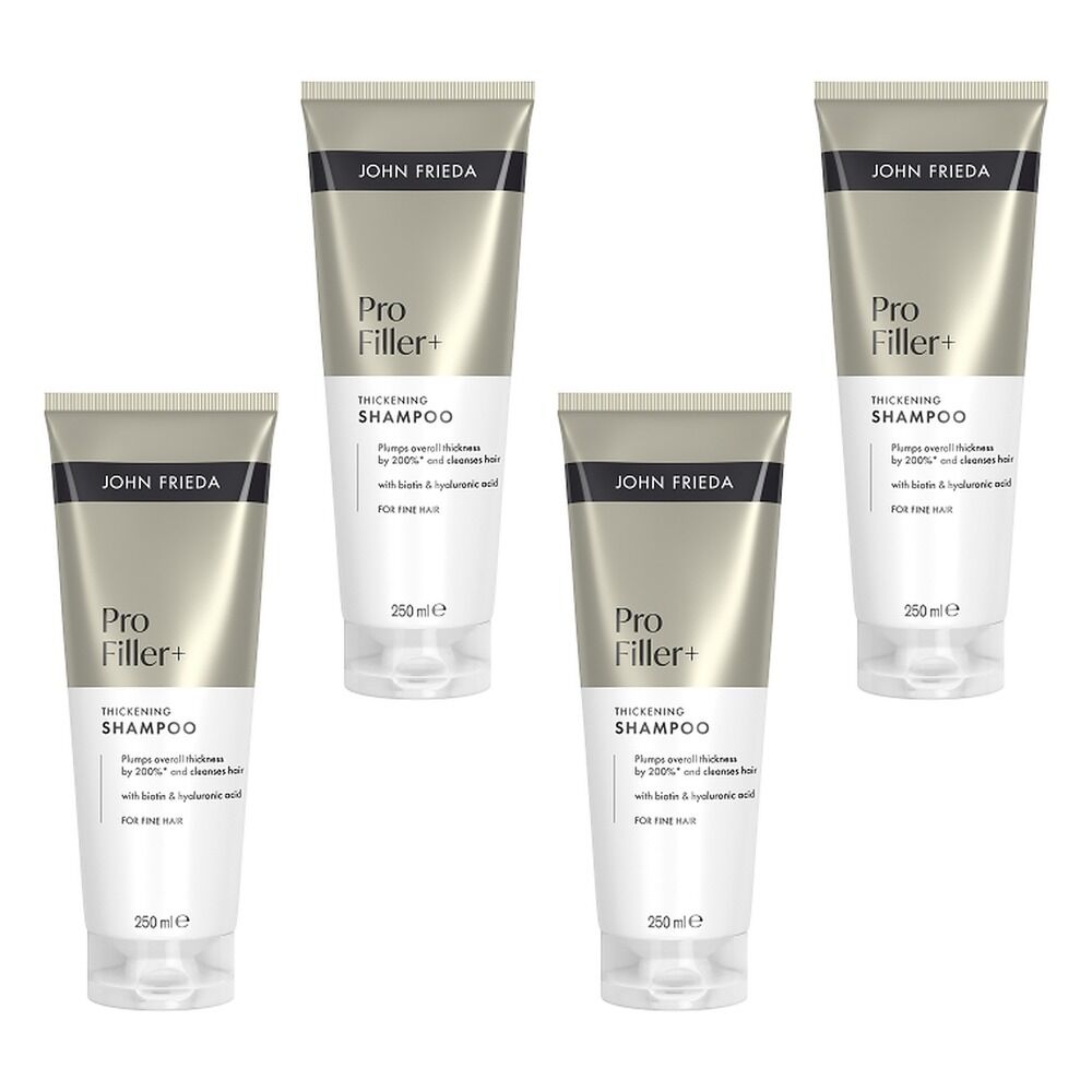 John Frieda Pro Filler+ Thickening Shampoo 250mL Pack of 4