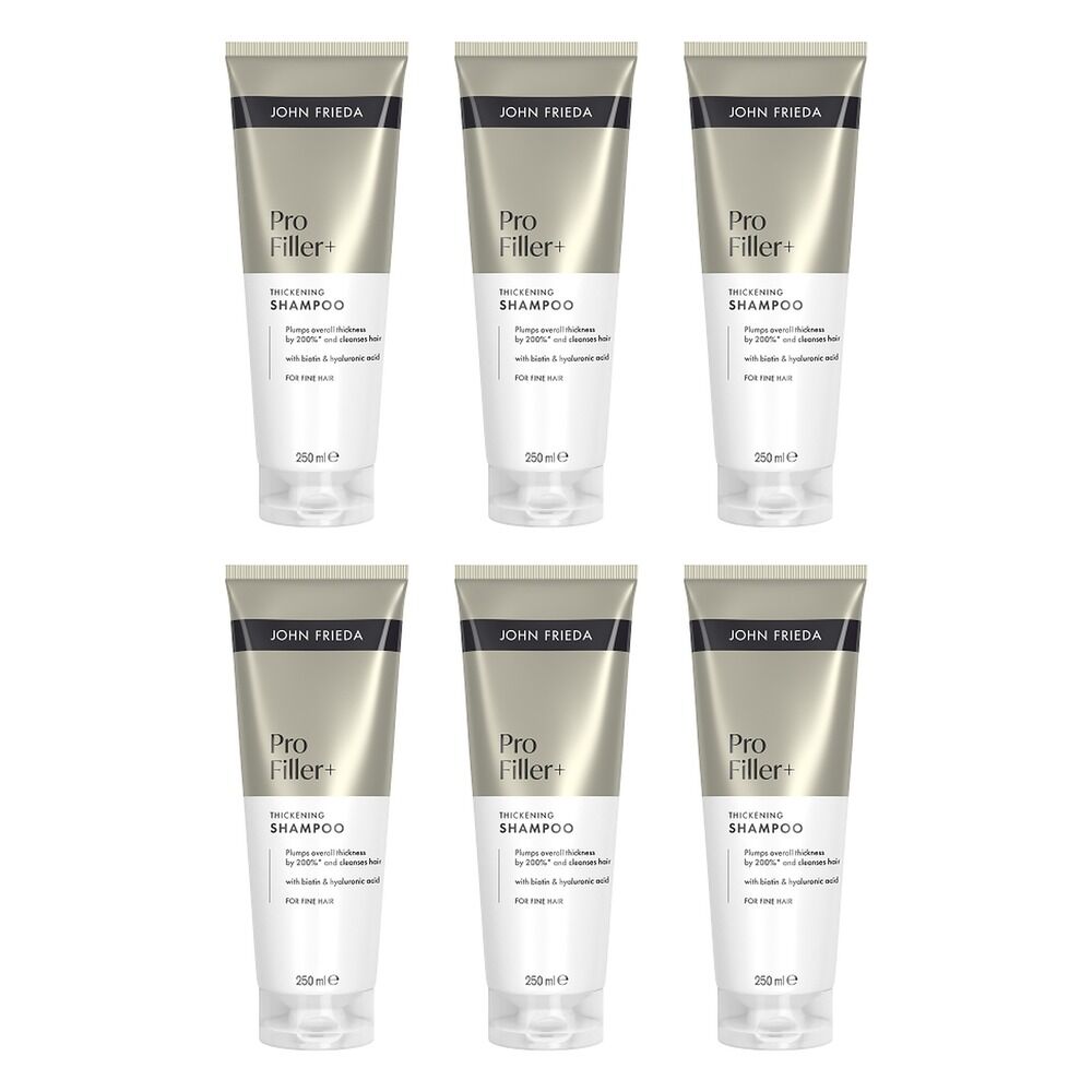 John Frieda Pro Filler+ Thickening Shampoo 250mL Pack of 6