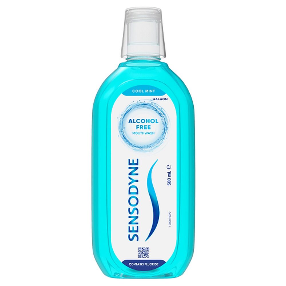 Sensodyne Cool Mint Alcohol Free Mouthwash 500mL