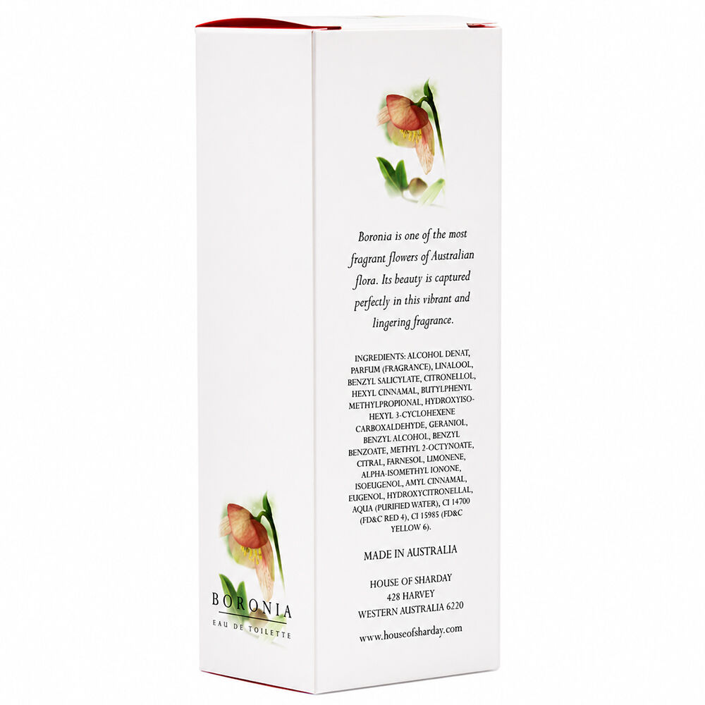 Sharday Boronia Eau De Toilette 50ml Womens Floral Perfume Body Fragrance
