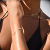 Culturesse Birdie Evil Eye Bracelet (Gold)