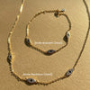 Culturesse Birdie Evil Eye Bracelet (Gold)