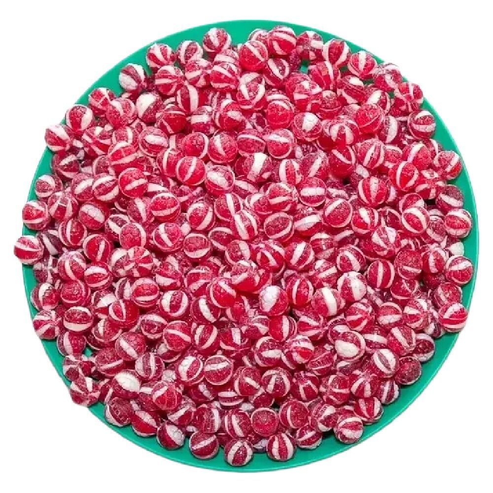 Bubble Blast Bullseyes Peppermint Candy Jar 250g Australian Made Treats