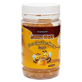 Bubble Blast Eucalyptus and Honey Candy Jar 250g Australian Made Soothing Treat