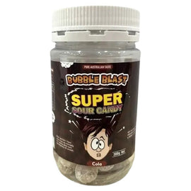 Bubble Blast Super Sour Cola Candy 200g Australian Made Fizzy Lollies