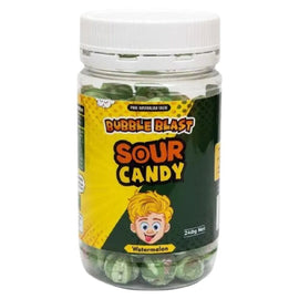 Bubble Blast Sour Watermelon Candy 250g Australian Made Fruity Tangy Sweets