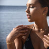Culturesse Mabel Fine Gold Twin Line Bracelet