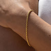 Culturesse Eugenie Gold Vermeil Twisted Bracelet