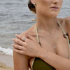 Culturesse Azra Luck Evil Eye Bracelet (Rose Gold)