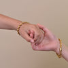 Culturesse Belina Twisted Gold Bracelet