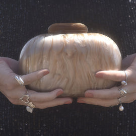 Culturesse Benoite Artsy Resin Clutch