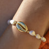 Culturesse Lunette Coastal Soul Natural Pearl Bracelet