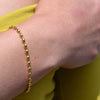 Culturesse Modern Muse Beaded Bracelet (Gold Vermeil)