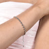 Culturesse Modern Muse Beaded Bracelet (Silver)