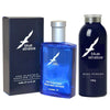 Blue Stratos Pre Electric Aftershave Lotion & Talc Free Body Powder Set