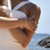 Culturesse Blanc Minimalist Silver Chain Bracelet