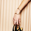 Culturesse Elyse Artisan Silver Solid Bangle