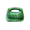 Culturesse Elka Artsy Resin Clutch (Emerald Green)