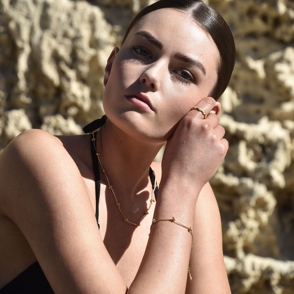 Culturesse Trust The Flow Bracelet (Gold)