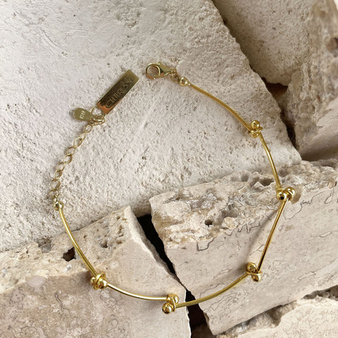Culturesse Trust The Flow Bracelet (Gold)