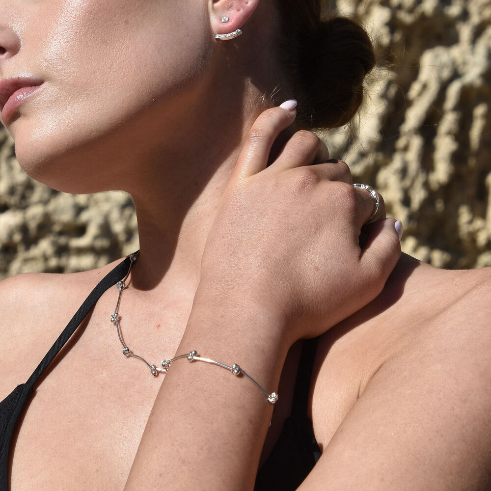 Culturesse Trust The Flow Bracelet (Silver)