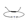 Culturesse Aysun Gold Evil Eye Bracelet (Black String)