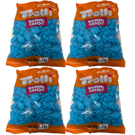 Trolli Blue Raspberry Clouds Gummi Candy 4 Pack 4.8kg Bulk Bag