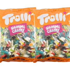 Trolli Groovy Mix Candy Lollies Sweets Bulk Pack 2x 2kg Value Pack