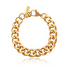 Culturesse Cleo Modern Muse Gold Chain Bracelet