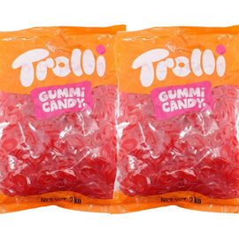 Trolli Lips Candy Lollies Sweets Bulk Pack 2x 2kg Value Pack