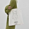 Culturesse She Is Aries Eco Zodiac Muse Tote Bag