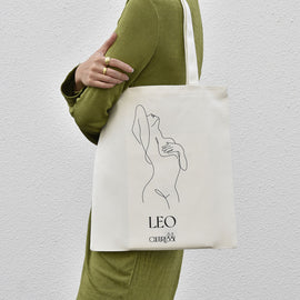 Culturesse She Is Leo Eco Zodiac Muse Tote Bag