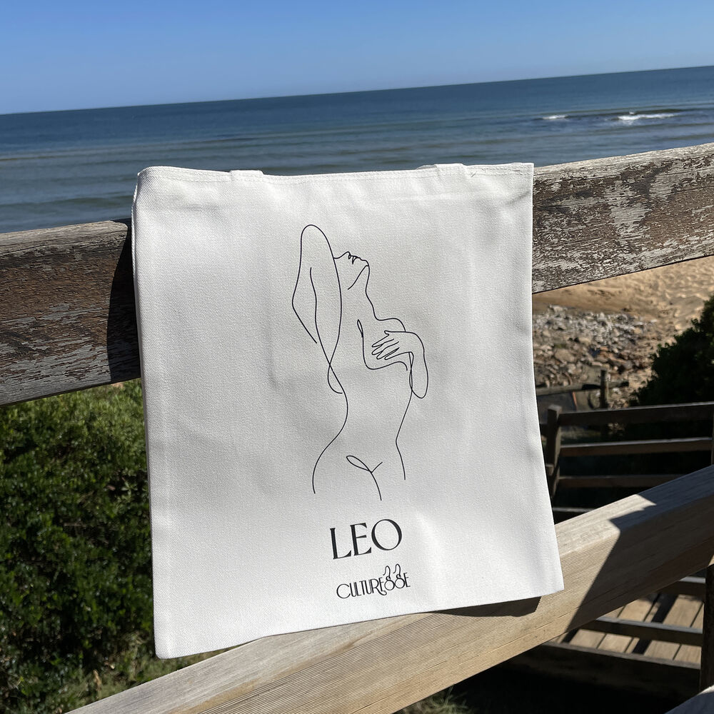 Culturesse She Is Leo Eco Zodiac Muse Tote Bag