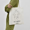 Culturesse She Is Scorpio Eco Zodiac Muse Tote Bag