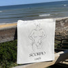 Culturesse She Is Scorpio Eco Zodiac Muse Tote Bag