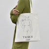 Culturesse She Is Taurus Eco Zodiac Muse Tote Bag