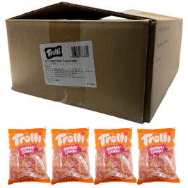 Trolli Sour Peach Hearts Candy Lollies Sweets Bulk 4 x 2kg Packs