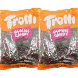 Trolli Oiled Strawberries Candy Lollies Sweets Bulk Pack 2x 2kg Value Pack