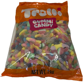 Trolli Sour Mates Gummi Candy 2kg Bulk Bag Sour Chewy Sweets