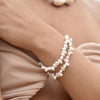 Culturesse Cosetto Twin Line Freshwater Pearl Bracelet