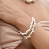 Culturesse Cosetto Twin Line Freshwater Pearl Bracelet
