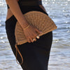 Culturesse Vana Natural Hand Woven Straw Bag (Tan)