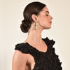 Culturesse Azure 22K Sculpture Art Earrings