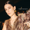 Culturesse Raphaella 24K Sculpture Curve Earrings