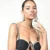 Culturesse Lotta Luxury Sculptural Hoop Earrings