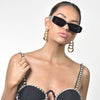 Culturesse Lotta Luxury Sculptural Hoop Earrings