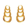 Culturesse Lotta Luxury Sculptural Hoop Earrings