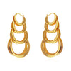 Culturesse Lotta Luxury Sculptural Hoop Earrings