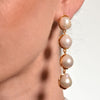 Culturesse Esmerelda Luxury Baroque Pearl Earrings - Gold